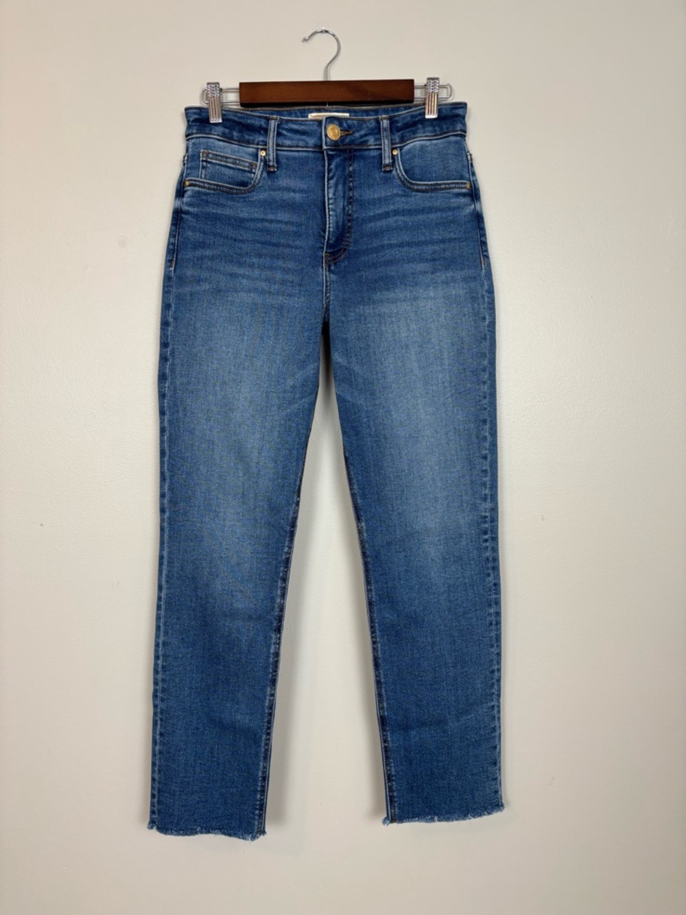 Kut From The Kloth Jeans Womens 4 Rachel Fab Ab Mom Jean High Rise Raw Hem Denim